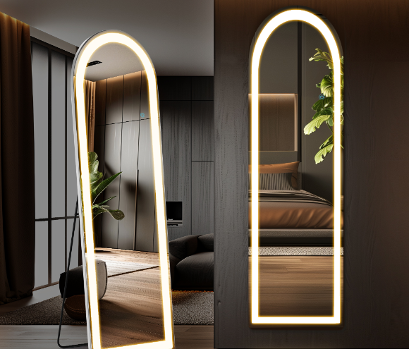 3-Color LED Full-Length Mirror