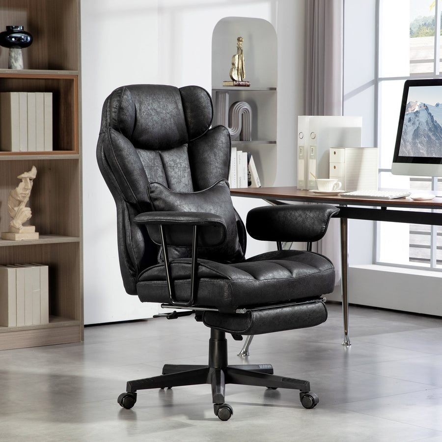 Big & Tall Executive Office Chair with Recline & Footrest