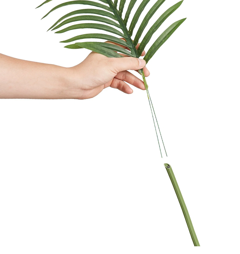 6.5' Artificial Gold Cane Palm